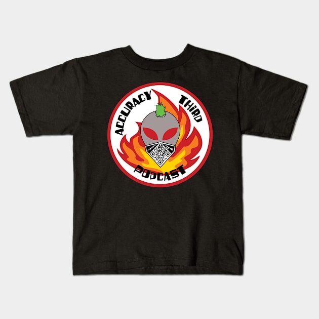 A3rd Mohawk Alien Flame Kids T-Shirt by AccuracyThird